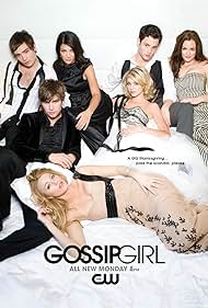 Penn Badgley, Blake Lively, Taylor Momsen, Leighton Meester, Jessica Szohr, Chace Crawford, and Ed Westwick in Gossip Girl (2007)