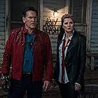 Lucy Lawless and Bruce Campbell in Ash vs Evil Dead (2015)