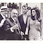 Edward G. Robinson, Raquel Welch, Vittorio De Sica, and Robert Wagner in The Biggest Bundle of Them All (1968)