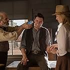 Charlize Theron, Seth MacFarlane, and Jay Patterson in A Million Ways to Die in the West (2014)