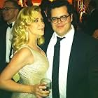 Gennefer Gross and Josh Gad at the 70th Annual Golden Globe Awards HBO After Party