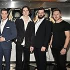 Alexander Dreymon, Mark Rowley, Ross Anderson, and Harry Gilby