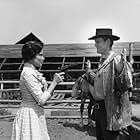 Don Collier and Pippa Scott in Outlaws (1960)