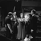 Elizabeth Montgomery, William Asher, Alice Pearce, George Tobias, and Dick York in Bewitched (1964)