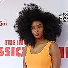 Jessica Williams at an event for The Incredible Jessica James (2017)