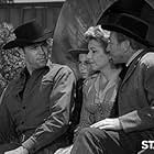 Jeanne Bates, Johnny Crawford, Vic Perrin, and Dale Robertson in Tales of Wells Fargo (1957)