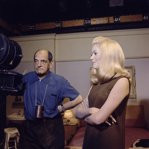 Luis Buñuel and Catherine Deneuve