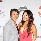 Professional Poker Player Maria Ho with Actor Lou Diamond Phillips at the 2016 Variety SoCal Celebrity Charity Poker Night at Paramount Studios.