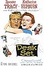 Katharine Hepburn and Spencer Tracy in Desk Set (1957)