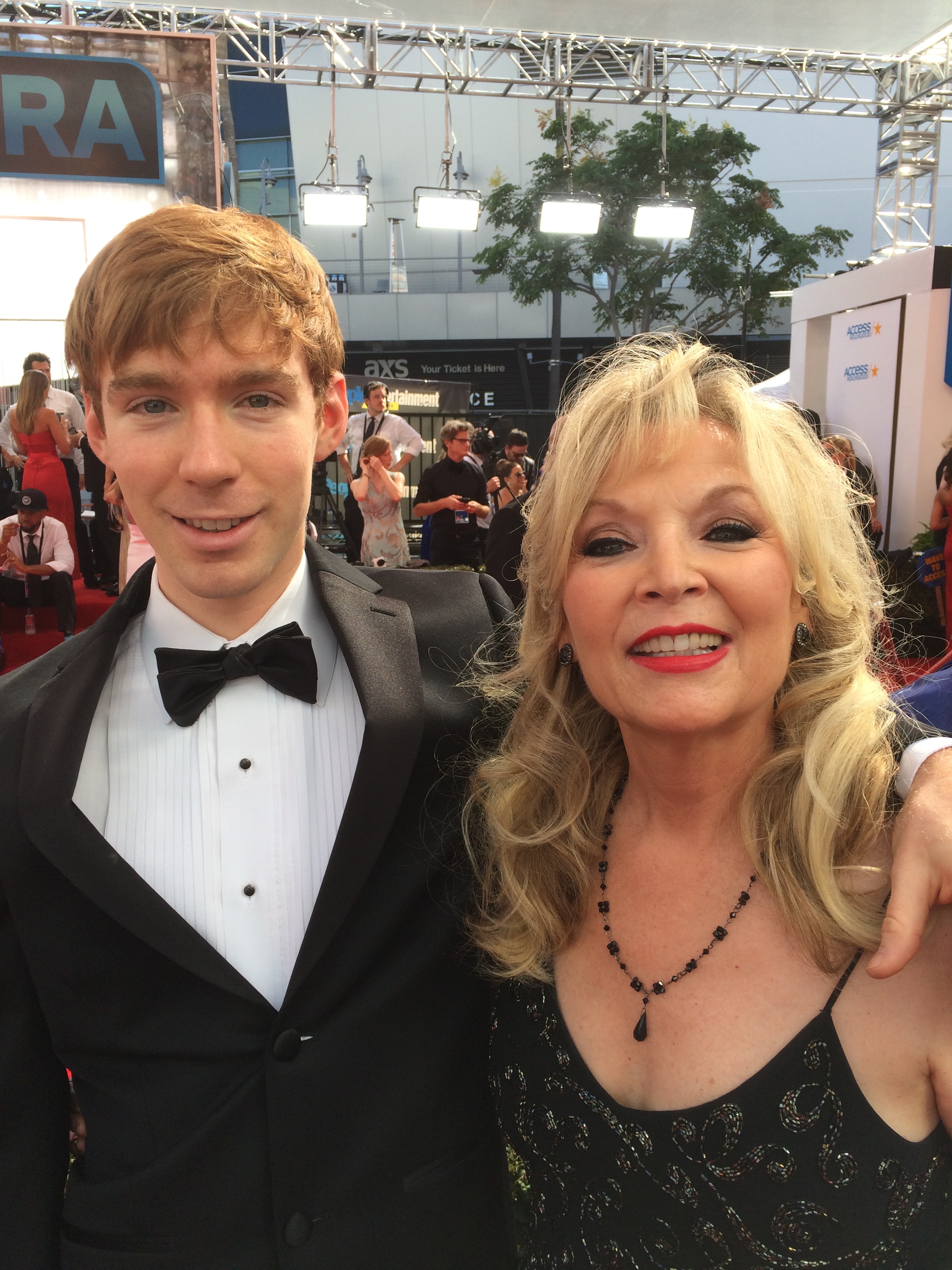 2016 Primetime Emmys Kathryn Daley with nephew Jason Stricker