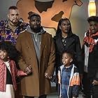 Sinbad, Lil Rel Howery, Leah Jeffries, Che Tafari, Jordan L. Jones, and Jessica 'Jess Hilarious' Moore in Rel (2018)