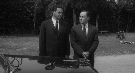 Edward Binns and E.G. Marshall in The Scarlet Hour (1956)