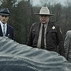 Aidan Gillen, Peter Skagen, and Michael Malarkey in Project Blue Book (2019)