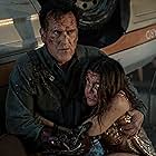 Bruce Campbell and Arielle Carver-O'Neill in Ash vs Evil Dead (2015)