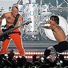Flea, Anthony Kiedis, and Red Hot Chili Peppers at an event for Super Bowl XLVIII Halftime Show (2014)
