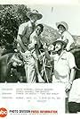 Chuck Connors, Gerald Edwards, Ronald Howard, and Tom Nardini in Cowboy in Africa (1967)