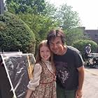 With director and actor, Jason Bateman on set of The Family Fang.  Long Island, NY 7/14