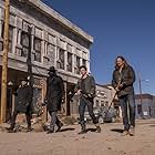 Jason Lewis, Peter Mensah, Yul Vazquez, and François Arnaud in Midnight, Texas (2017)