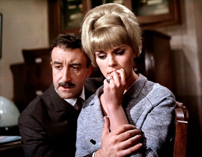 Peter Sellers and Elke Sommer in A Shot in the Dark (1964)