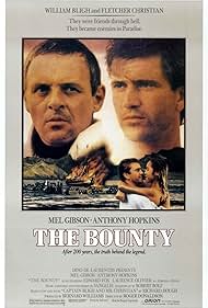 Mel Gibson, Anthony Hopkins, and Tevaite Vernette in The Bounty (1984)