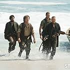 Andre Jacobs, Toby Stephens, Tom Hopper, and Richard Lothian in Black Sails (2014)