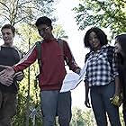 Skylan Brooks, Amandla Stenberg, Harris Dickinson, and Miya Cech in The Darkest Minds (2018)