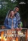 Beverley Mitchell and Jason Frederick in Love in Storytown