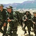 Clint Eastwood, Mario Van Peebles, and Boyd Gaines in Heartbreak Ridge (1986)