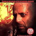 Brad Pitt, Bruce Willis, and Madeleine Stowe in 12 Monkeys (1995)