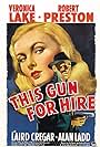 Alan Ladd and Veronica Lake in This Gun for Hire (1942)