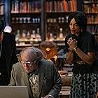 Danny DeVito, Owen Wilson, Rosario Dawson, Bruce, and Tiffany Haddish in Haunted Mansion (2023)