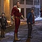 Zachary Levi, Grace Caroline Currey, Jovan Armand, Jack Dylan Grazer, Ian Chen, and Faithe Herman in Shazam! (2019)