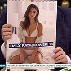 Emily Ratajkowski in Good Morning Britain (2014)