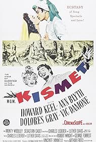 Ann Blyth, Vic Damone, Dolores Gray, and Howard Keel in Kismet (1955)