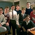 Ethan Hawke, Robin Williams, Robert Sean Leonard, Josh Charles, François Duhamel, Gale Hansen, Dylan Kussman, Norman Lloyd, Allelon Ruggiero, and James Waterston in Dead Poets Society (1989)