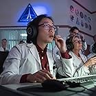 Carolyn Wilson, Mary Louise Rempfer, and Jimmy O. Yang in The Launch (2020)