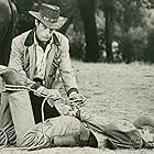 Dan Duryea and Tony Young in He Rides Tall (1964)