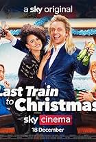 Cary Elwes, Michael Sheen, Katherine Kelly, and Nathalie Emmanuel in Last Train to Christmas (2021)