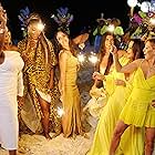 Cynthia Bailey, Kenya Moore, Kyle Richards, Ramona Singer, Teresa Giudice, and Melissa Gorga in The Real Housewives: Ultimate Girls Trip (2021)