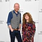 Writers Paul Thureen (L) and Hannah Bos attend the "Driveways" screening during the 2019 Tribeca Film Festival at Village East Cinema on April 30, 2019 in New York City.