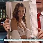 Piers Morgan and Emily Ratajkowski in Good Morning Britain (2014)