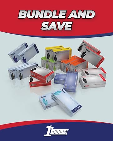 Bundle and Save on 1st Choice Disposable Exam and Industrial Grade Disposable Gloves