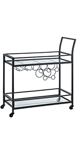 FirsTime & Co. Black Francesca Bar Cart