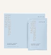 NuFACE Prep-N-Glow Facial Towelette – Exfoliating and Hydrating Facial Wipes (20 Pack)