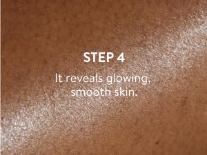 Step 4: It reveals glowing, smooth skin.