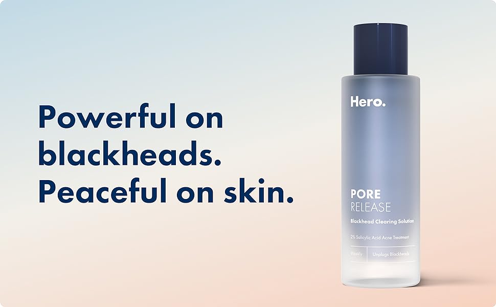 Powerful on blackheads. Peaceful on skin.