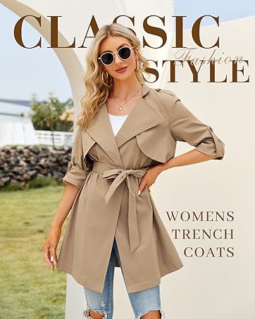 women trench coats