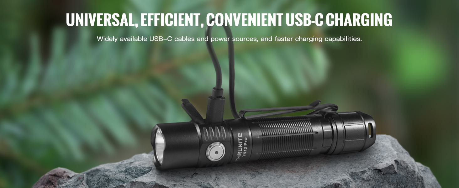 USB C RECHARGEABLE FLASHLIGHT