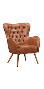 leather accent chair 