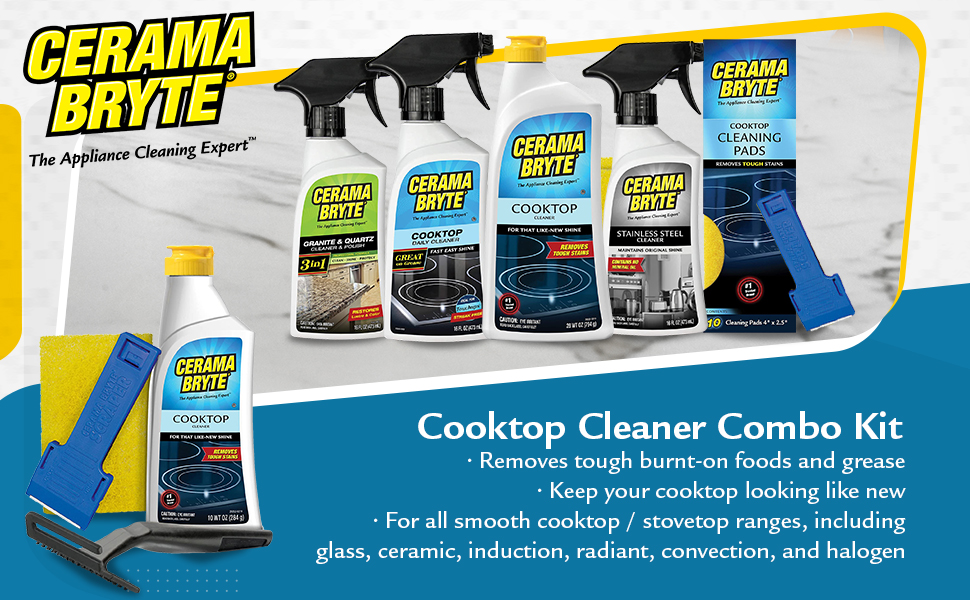 cooktop cleaner kit